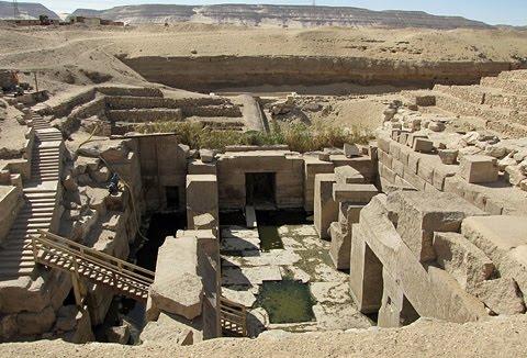 L'osirion à Abydos