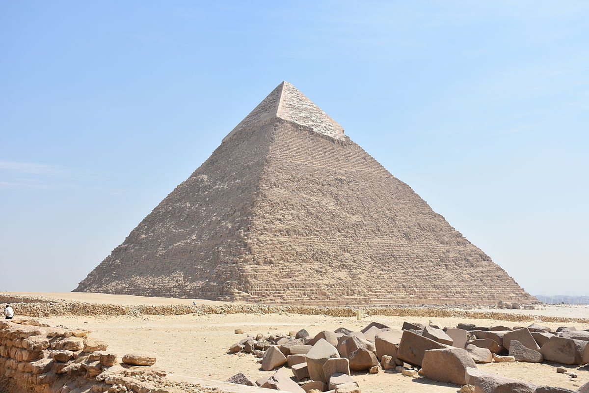 Pyramide de Khéphren. Guizèh