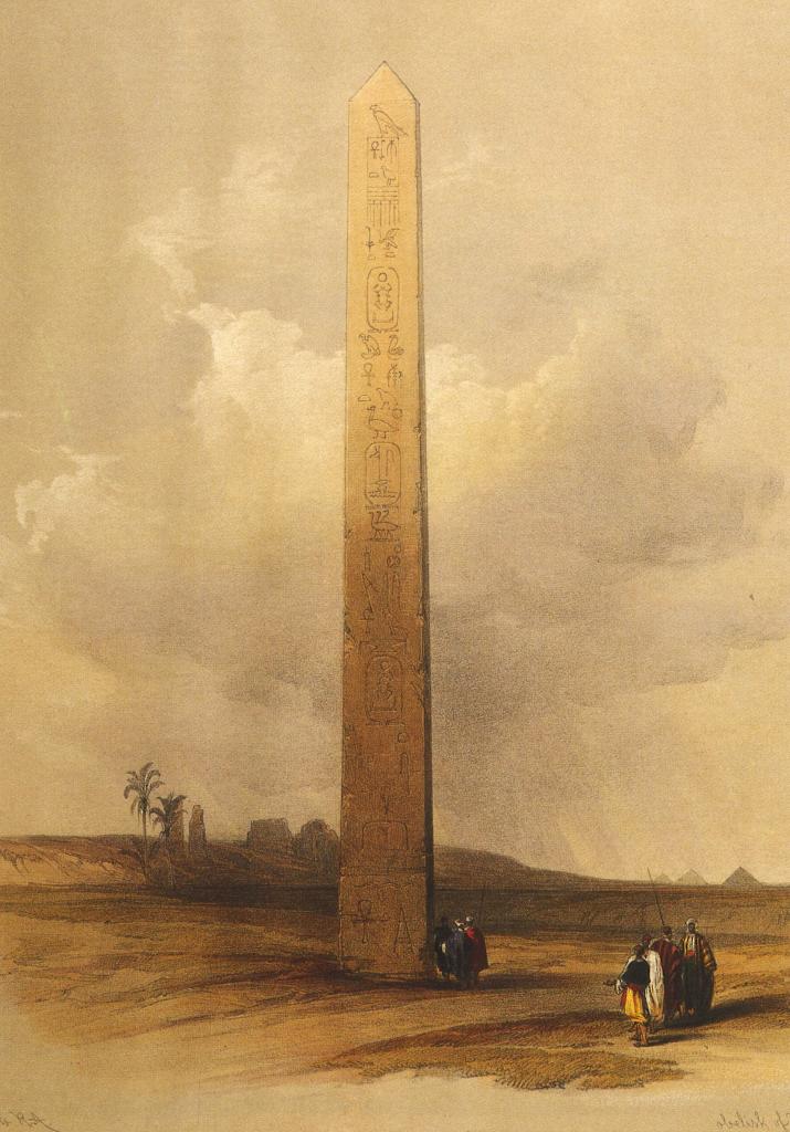 L'obélisque d'Héliopolis 1839